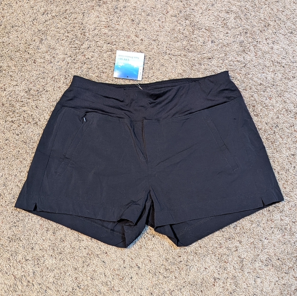NWT Willit Black Quick Dry Stretch Shorts UPF 50+ - Picture 2 of 11